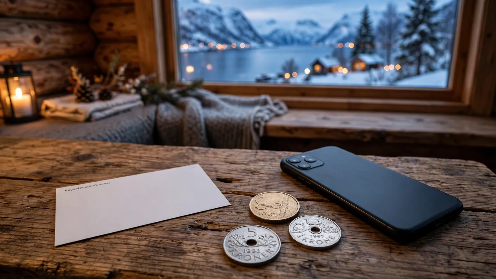 Paysafecard-betaling på norsk nettkasino